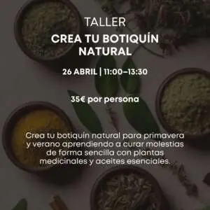 Taller CREA TU BOTIQUÍN NATURAL