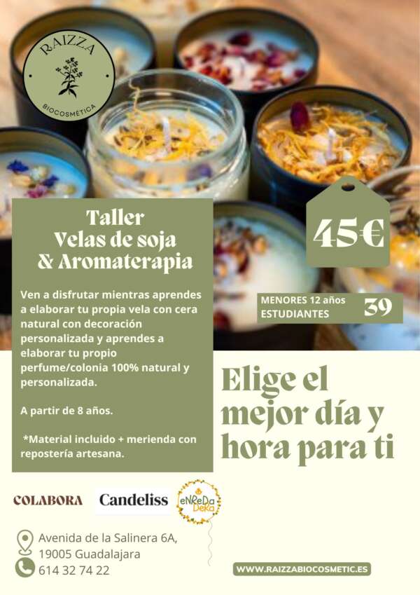 Taller de Velas Naturales & Cosmética Natural