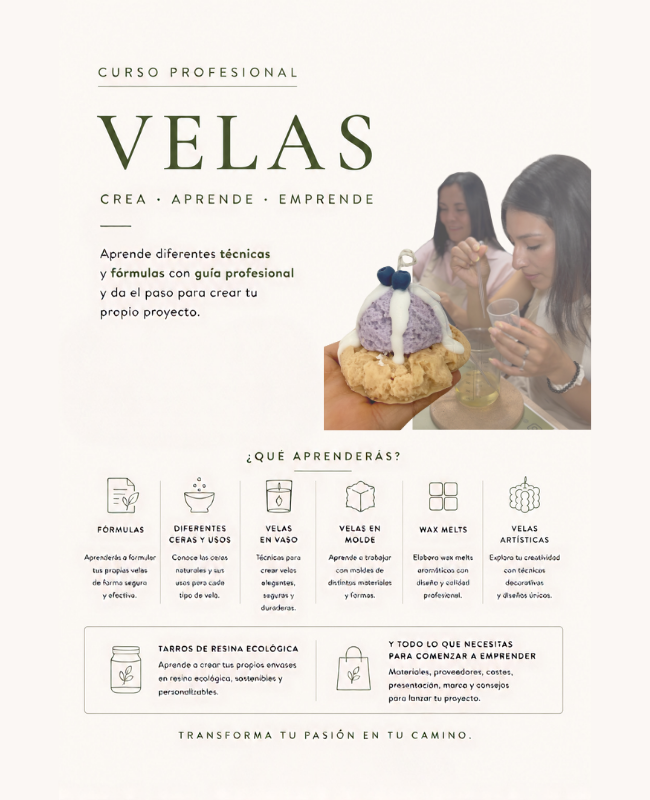 Curso Profesional Velas Naturales